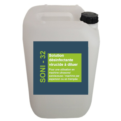 Solution désinfectante virucide à diluer SONI-3.2 ( Bidon 25L)