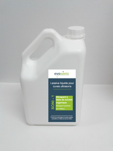 Produit Nettoyage  SONI-1 à base solvant organique ( Bidon 5L)