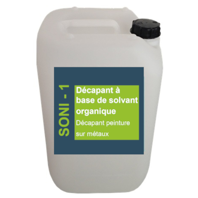 Produit Nettoyage SONI-1 à base solvant organique ( Bidon 25L)