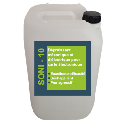 Produit dégraissant mécanique &amp; diélectrique SONI.10.25 (25L) 